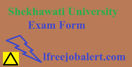 Shekhawati University BA Online Exam Form 2021 1st/2nd/3rd Year
