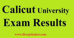 Calicut University Result UG PG