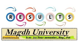 Magadh University bsc part 2 Result
