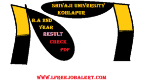 Shivaji University Result BA 2nd Year