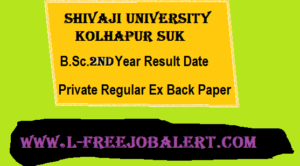 Shivaji University bsc 2nd Year Result