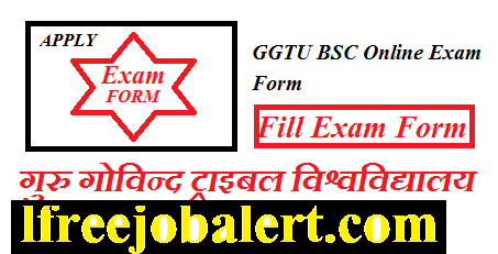 BSC First Year Online Exam form GGTU
