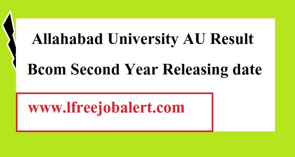 Allahabad University Bcom 2nd Year Result