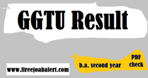 GGTU BA 2nd Year Result