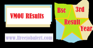 VMOU Bsc 3rd Year Result