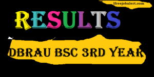 DBRAU bsc 3rd Year Result