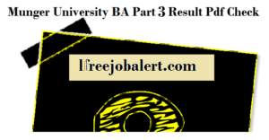 Munger University BA Part 3 Result
