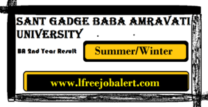 Amravati University BA 2nd Year Result