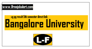 Bangalore University 5th Semester Result