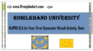 Rohilkhand University BA 1st Semester Result